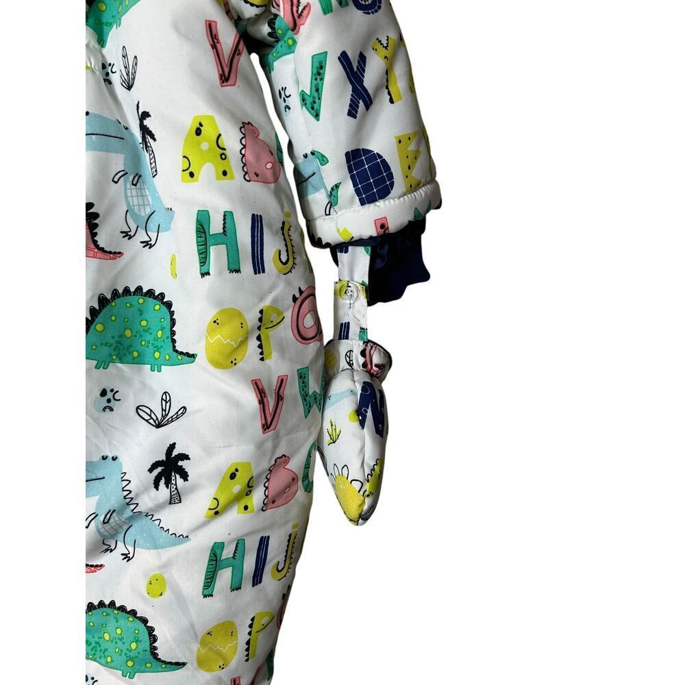 VINE Boy’s Dinosaur & Alphabet Snowsuit / Size: 18-24 Months - Picture 11 of 12